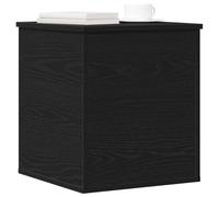 VIDAXL Boîte de rangement rectangulaire chêne noir 40 x 42 x 46 cm - Bois d'ingénierie