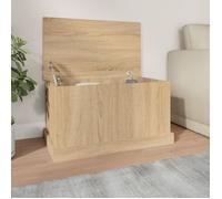 vidaXL Boîte de rangement chêne sonoma 70x40x38 cm bois d'ingénierie 816507