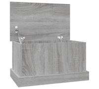 vidaXL Boîte de rangement sonoma gris 50x30x28 cm bois d'ingénierie 816502