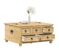 vidaXL Boîte de rangement Corona 90x78x45 cm bois de pin massif 4002770