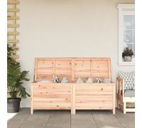 Vidaxl Boîte De Rangement De Jardin 150x50x56,5 Cm Bois Massif Sapin