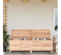 vidaXL Boîte de rangement de jardin 198,5x50x56,5 cm bois massif sapin 364760