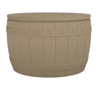 Boîte De Rangement De Jardin 3 En 1 Marron Clair Polypropylène Vidaxl Vidaxl