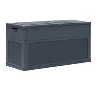 vidaXL Boîte de rangement de jardin 320 L Anthracite