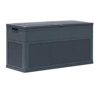 vidaXL Boîte de rangement de jardin 320 L Anthracite
