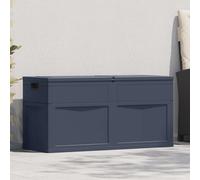 vidaXL Boîte de rangement de jardin 320 L noir