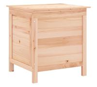 vidaXL Boîte de Rangement de Jardin 50x49x56,5 cm Bois Massif de Sapin, Rangement de Coussins d'extérieur, boîte de Rangement de Coussins d'extérieur, boîte de Rangement d'extérieur