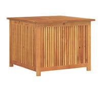 vidaXL Boîte de rangement de jardin 75x75x58 cm bois massif d'acacia – Banc extérieur