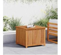 vidaXL Boîte de rangement de jardin 75x75x58 cm bois massif d'acacia – Banc extérieur