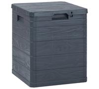 vidaXL Boîte de rangement de jardin 90 L Anthracite