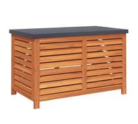 vidaXL Boîte de rangement de jardin 90 x 48 x 55 cm – Bois massif d'acacia