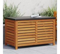 vidaXL Boîte de rangement de jardin 90 x 48 x 55 cm – Bois massif d'acacia