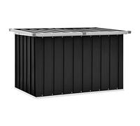 vidaXL Boîte de rangement de jardin – Coffre de stockage extérieur pour outils, anthracite