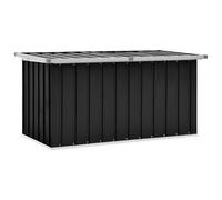 Vidaxl Boîte De Rangement De Jardin Anthracite 129x67x65 Cm