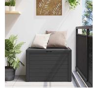 vidaXL Boîte de rangement de jardin Anthracite78x44x55 cm 49444