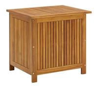 vidaXL Boîte de Rangement de Jardin Banc de Stockage Coffre de Rangement Outils de Jardinage Extérieur 60x50x58 cm Bois d'Acacia Solide