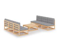 Vidaxl Boîte De Rangement De Jardin Blanc Bois Massif De Sapin