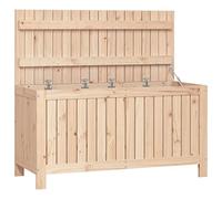 Vidaxl Boîte De Rangement De Jardin 115x49x60 Cm Bois Massif De Pin