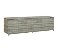 vidaXL Boîte de Rangement de Jardin Coffre de Rangement Banc de Rangement Boîte de Stockage Extérieur Résine Tressée 46476