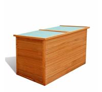vidaXL Boîte de rangement de jardin Coffre de rangement extérieur Bois