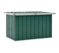 vidaXL Boîte de Rangement de Jardin, Coffre de Stockage, Outils de Jardinage, Organisateur de Terrasse Patio Arrière-Cour Extérieur, Vert