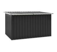 Vidaxl Boîte De Rangement De Jardin Anthracite 171x99x93 Cm Gris