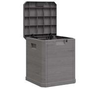 vidaXL Boîte de rangement de jardin 90 L Marron 45685