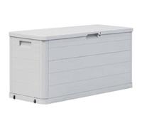 Boîte De Rangement De Jardin 280 L Gris Clair Gris