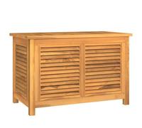 Vidaxl Boîte De Rangement De Jardin Et Sac 90x50x58cm Bois Massif Teck