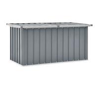 Boîte de rangement de jardin Gris 129x67x65 cm