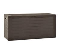 Boîte de Rangement de Jardin Marron 116x44x55 cm Coffre de Stockage vidaXL