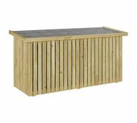 Vidaxl Coffre De Rangement 119x44x58.5 Cm Bois De Pin Traité