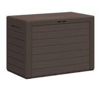 vidaXL Coffre de rangement jardin – Boîte de stockage Marron 78x44x55 cm
