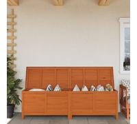 Vidaxl Boîte De Rangement De Jardin Marron Bois Massif De Sapin