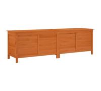 vidaXL Boîte de Rangement de Jardin Marron Bois Massif de Sapin, Rangement de Coussins d'extérieur, boîte de Rangement de Coussins d'extérieur, boîte de Rangement d'extérieur
