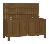 Vidaxl Boîte De Rangement De Jardin Marron Miel 108x42,5x54cm Bois Pin