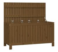Vidaxl Boîte De Rangement De Jardin Marron Miel 115x49x60 Cm Bois Pin