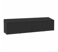 vidaXL Boîte de Rangement de Jardin Noir 220x50x58 cm résine tressée, Coffre de Rangement de Jardin, boîte de Rangement de Coussin d'extérieur, Meuble d'extérieur