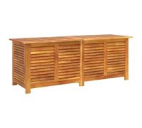 Vidaxl Boîte De Rangement De Jardin Persiennes 150x50x56cm Bois Acacia
