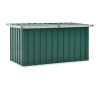 vidaXL Boîte de rangement de jardin Vert 129x67x65 cm