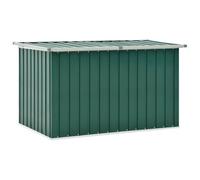 vidaXL Boîte de Rangement de Jardin, Coffre de Stockage, Outils de Jardinage, Organisateur de Terrasse Patio Arrière-Cour Extérieur, Vert