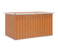 vidaXL Boîte de Rangement Extérieure Acier galvanisé 171 x 99 x 93 cm
