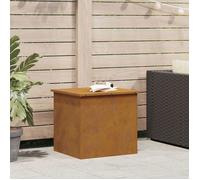 vidaXL Boîte de Rangement Extérieure Marron 55 x 50.5 x 50 cm