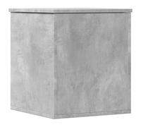 vidaXL Boîte de rangement Gris béton 40 x 42 x 46 cm Bois d'ingénierie