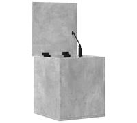 vidaXL Boîte de rangement gris béton 40x42x46 cm bois d'ingénierie Marron