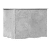 vidaXL Boîte de Rangement Gris béton 60x42x46 cm Bois d'ingénierie