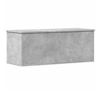 vidaXL Boîte de rangement gris béton 90x35x35 cm bois d'ingénierie