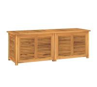 Vidaxl Boîte De Rangement Jardin Et Sac 150x50x53 Cm Bois Massif Teck