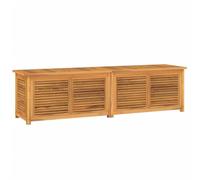 Vidaxl Boîte De Rangement Jardin Et Sac 200x50x53 Cm Bois Massif Teck
