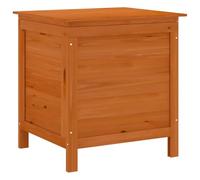 vidaXL Boîte de Rangement Jardin Marron 50x49x56,5cm Bois Massif Sapin, Rangement de Coussins d'extérieur, boîte de Rangement de Coussins d'extérieur, boîte de Rangement d'extérieur